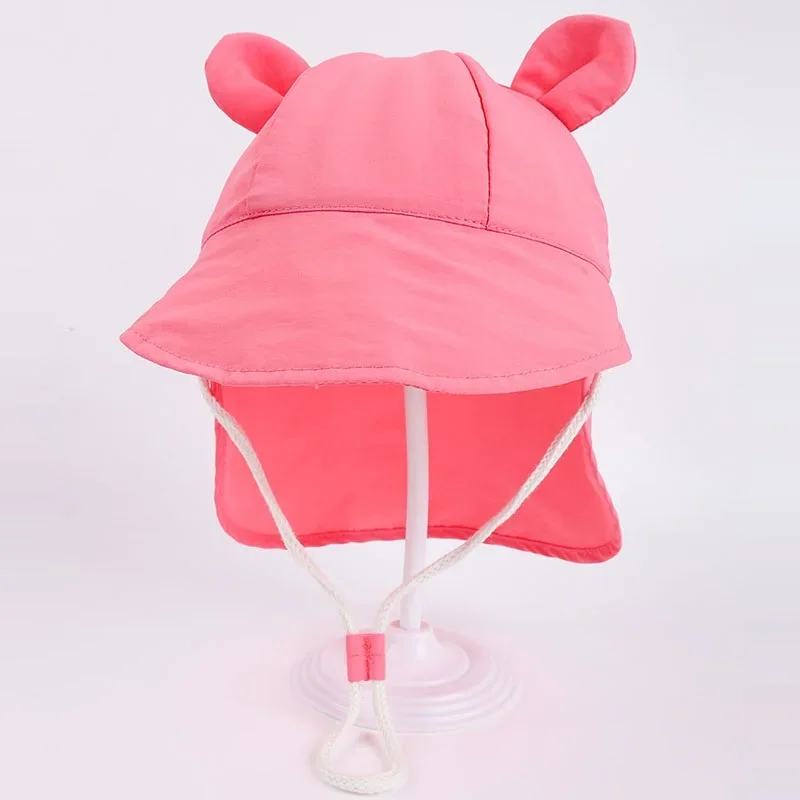 Gorro de sol con protección UV para bebé, secado rápido - imagen 4