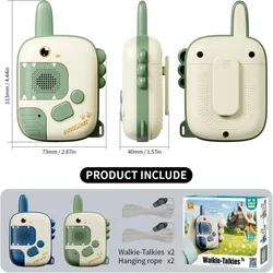 Walkie talkie infantil de largo alcance para niños