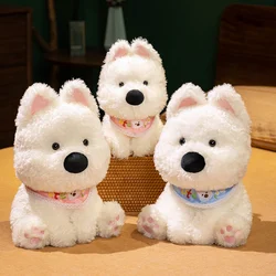 Peluche West Highland Terrier blanco suave para regalo