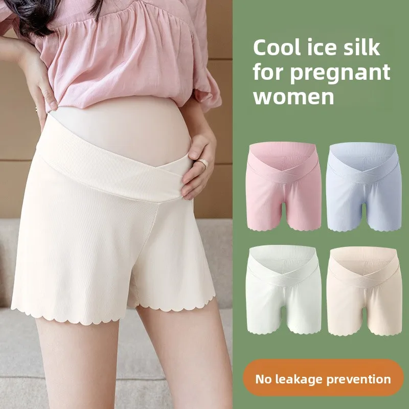 Bermudas premamá con soporte abdominal para embarazadas