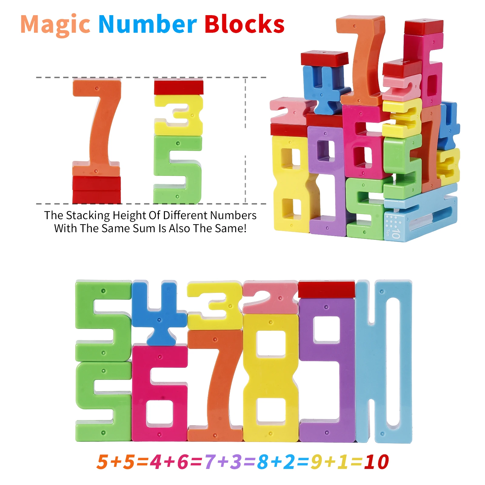 Bloques de construcción educativos para niños con piezas grandes - imagen 2