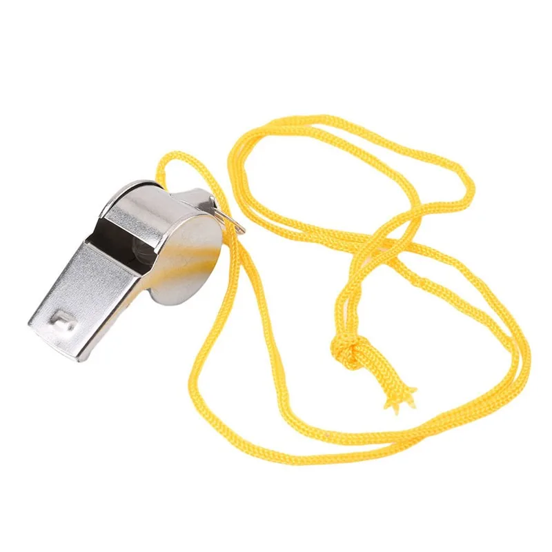 Silbato acero inoxidable para árbitro fútbol baloncesto - imagen 4