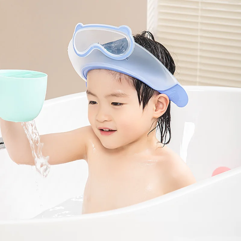 Gorro de ducha de silicona para bebé – Protector oídos impermeable - imagen 2