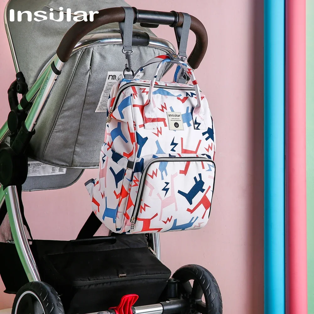 Bolsa de pañales impermeable para bebé, mochila ligera y espaciosa - imagen 5