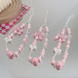 Correa de cristal para teléfono móvil – Accesorio kawaii para mochila escolar