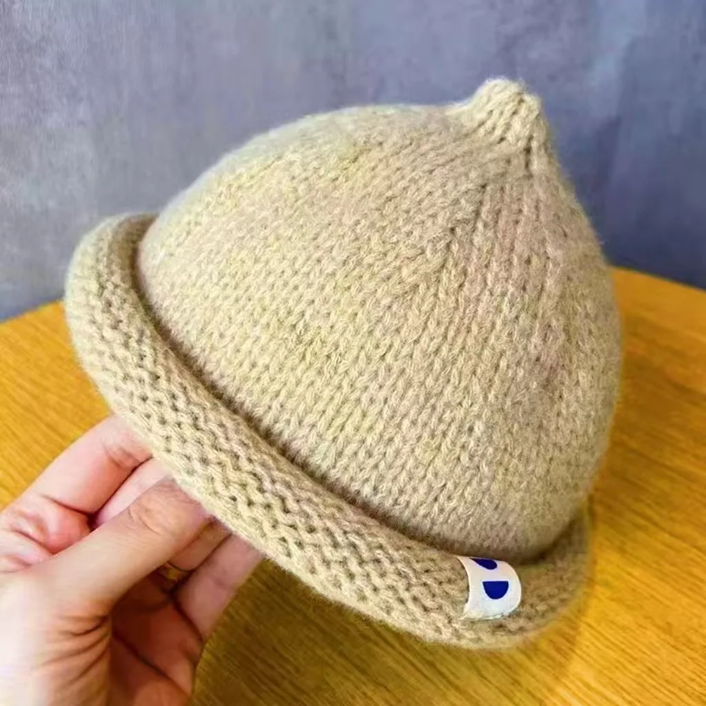 Gorro piel de melón para niños color sólido