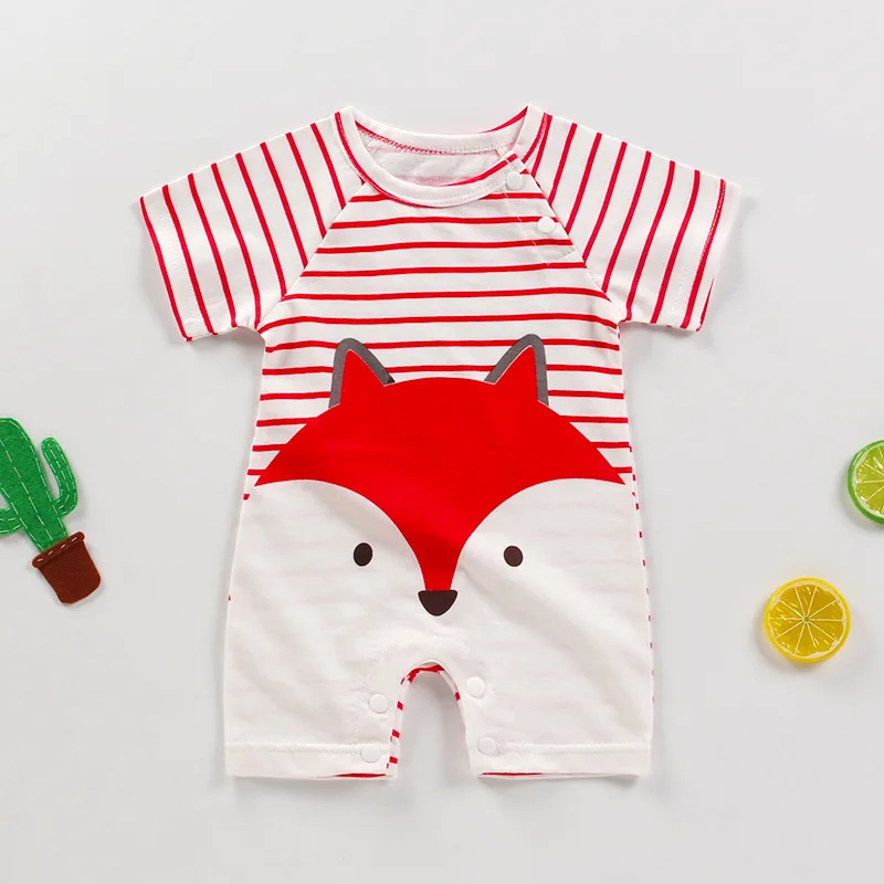Pelele verano algodón para bebé 0-12 meses – Mono manga corta - imagen 2