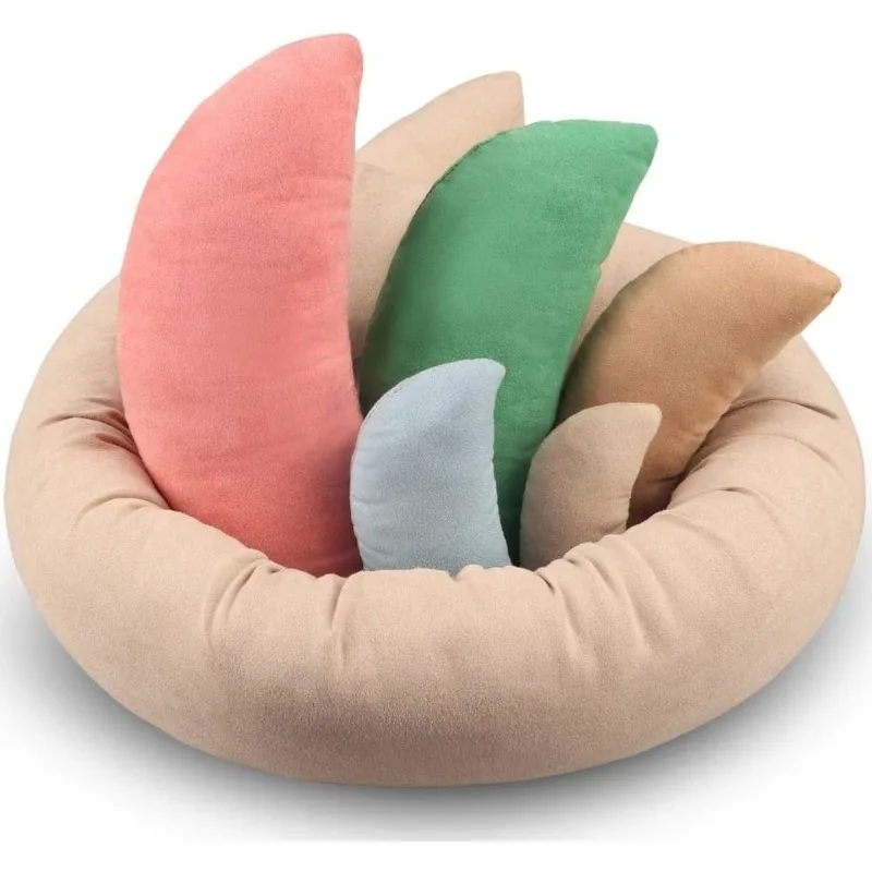 Juego de accesorios para fotos de recién nacido con almohada Donut - imagen 3