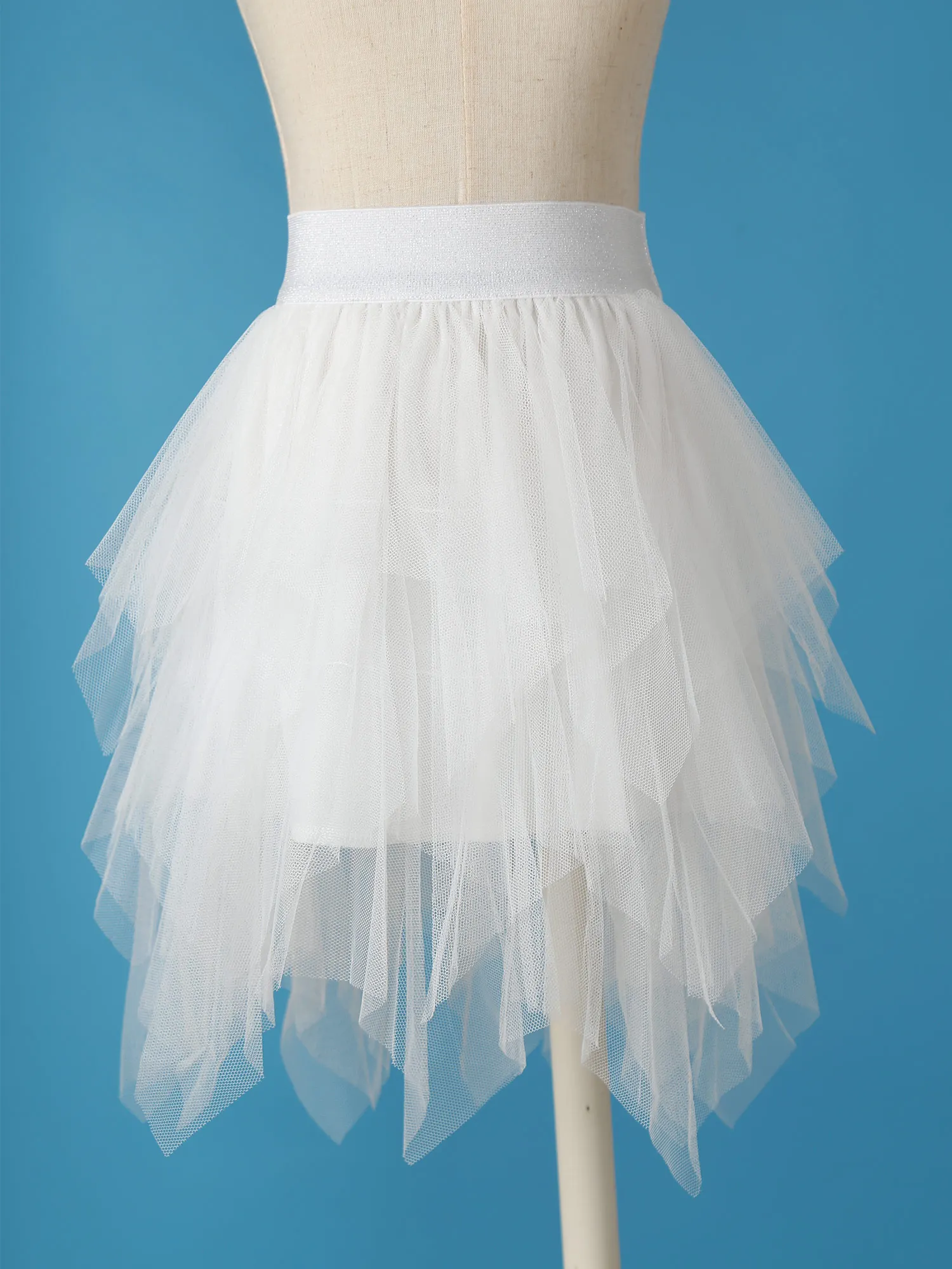 Tutú ballet para niñas, falda tul en capas, cintura elástica - imagen 3