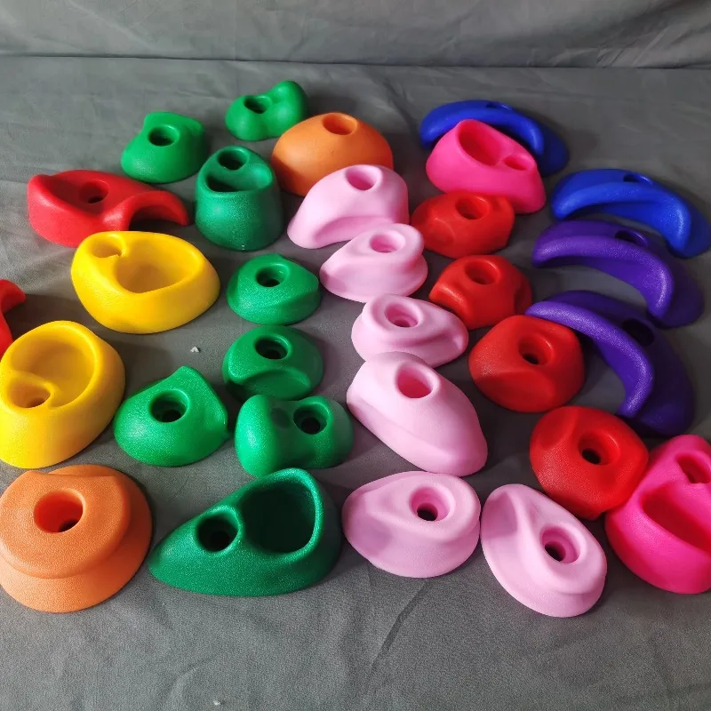 Soportes para escalada en roca de colores surtidos