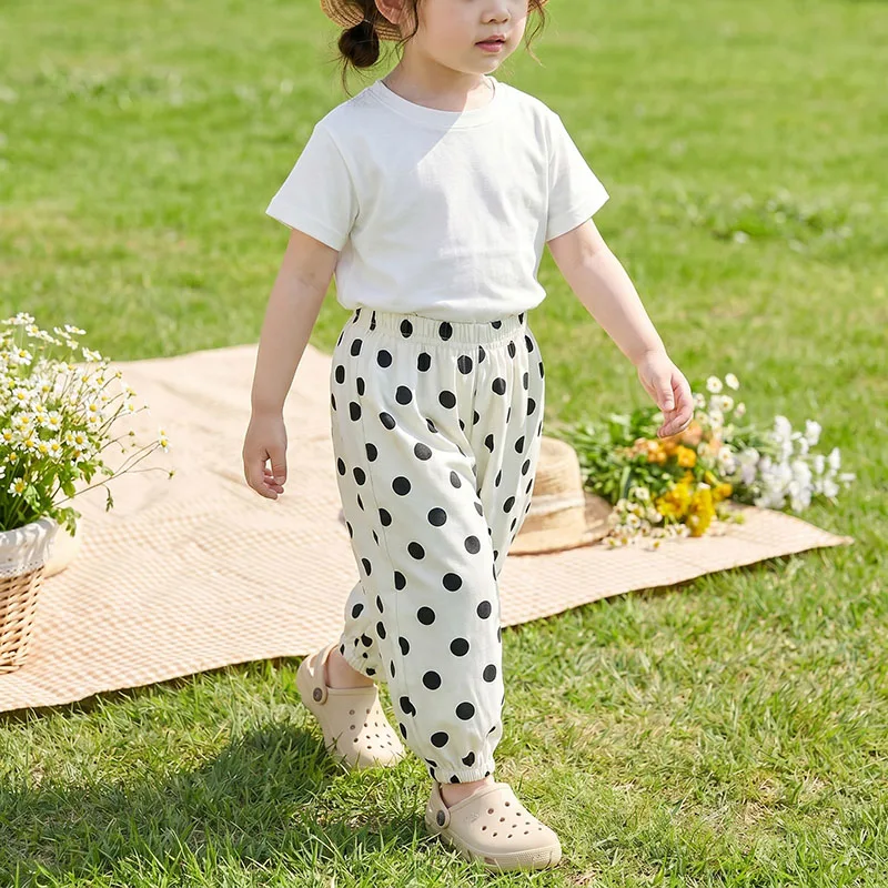 Pantalones de verano harén finos con estampado leopardo - imagen 5