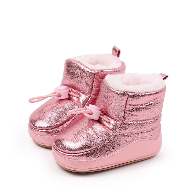 Botas de invierno antideslizantes de nieve con suela blanda para bebé - imagen 3