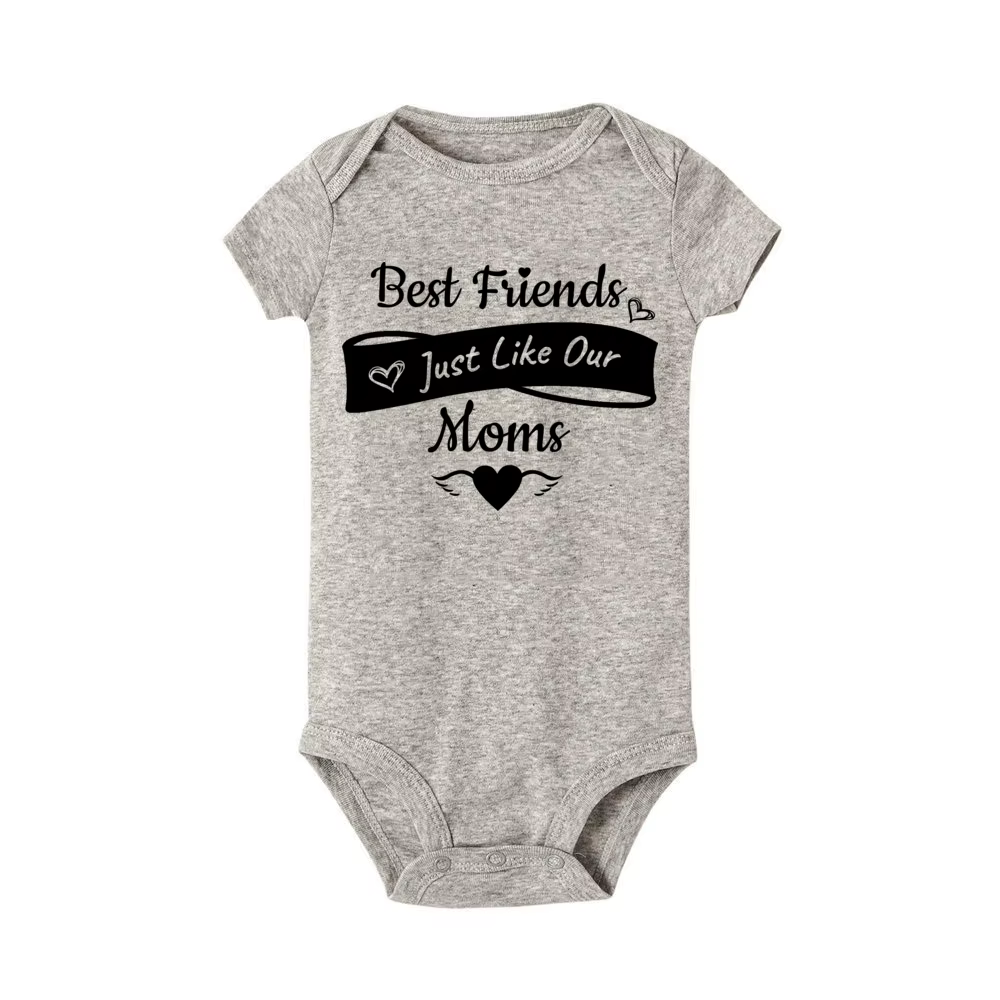 Besties Like Our Moms body de bebé para niña, pelele suave - imagen 5