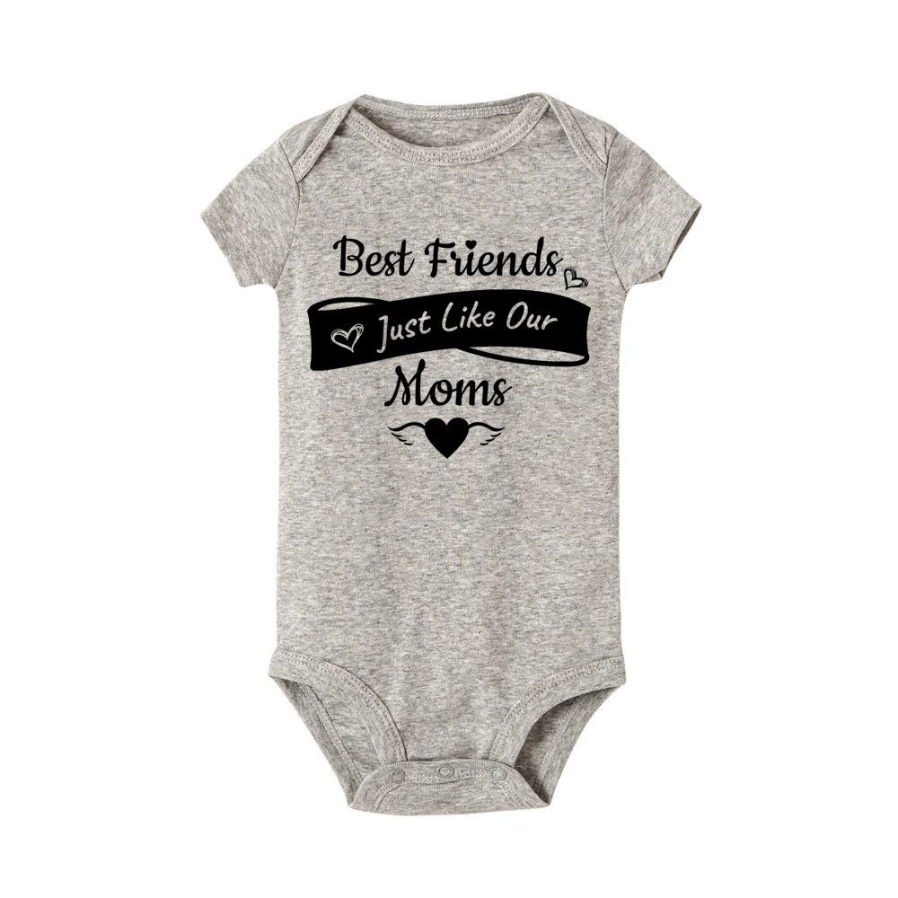 Besties Like Our Moms body de bebé para niña, pelele suave