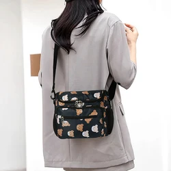 Bolso bandolera bebé para pañales con múltiples bolsillos organizador