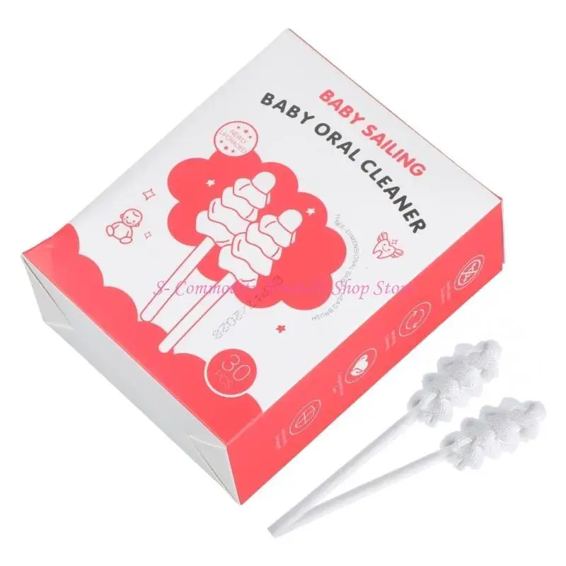 Limpiador de lengua para bebé desechable con gasa suave - imagen 2