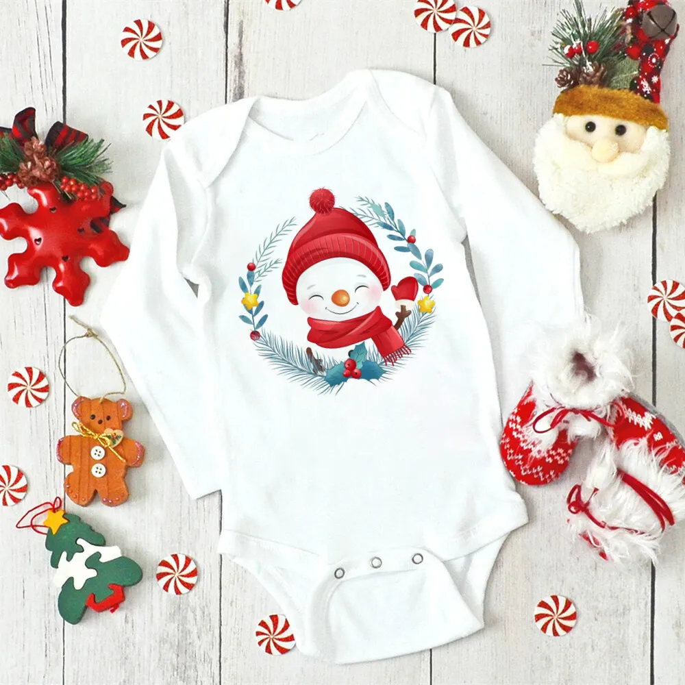 Body navideño bebé de manga larga con ciervos - imagen 5