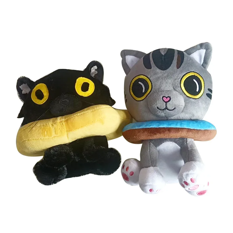 Juego de peluches familia de gatos y rosquillas para dormitorio - imagen 4