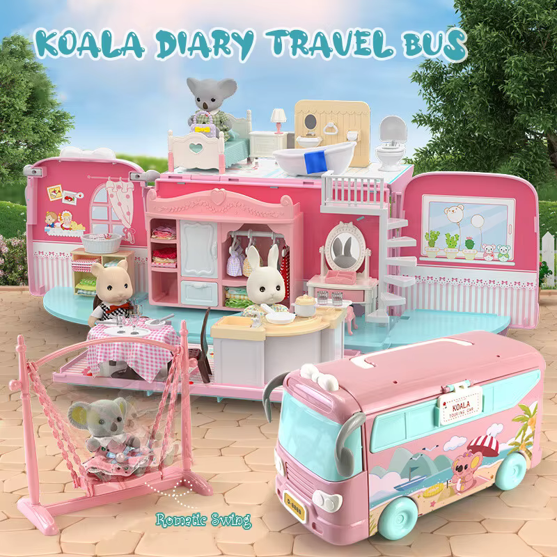 Casa de muñecas Koala con muebles y accesorios en miniatura - imagen 5