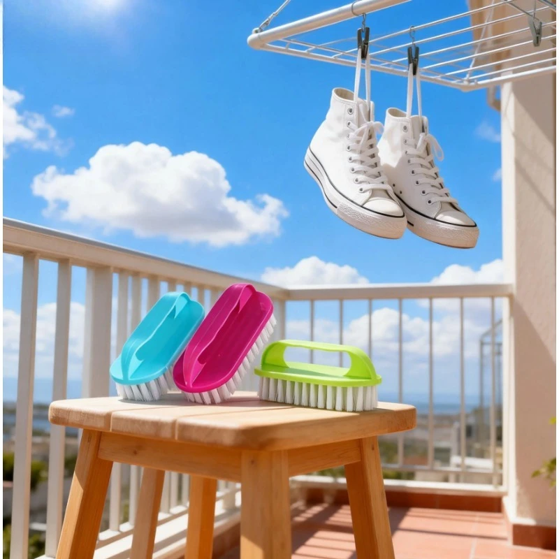 Cepillos en uso para ropa y zapatos