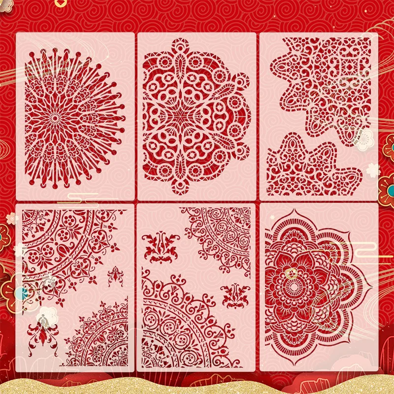 Kit plantillas Mandala redondas manualidades infantiles