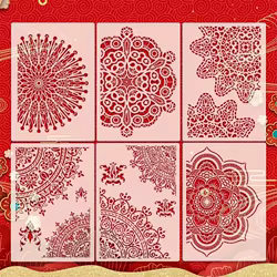 Kit plantillas Mandala redondas manualidades infantiles
