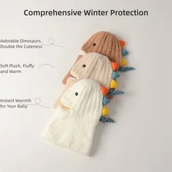Gorro infantil de dinosaurios con protección para los oídos