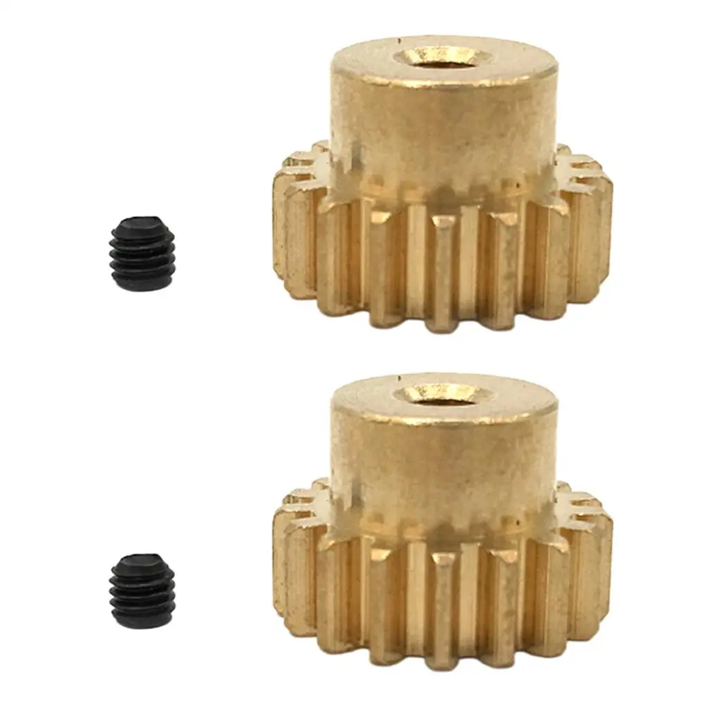 Piñón de motor metálico de precisión para ejes RC buggy y crawler
