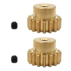 Piñón de motor metálico de precisión para ejes RC buggy y crawler