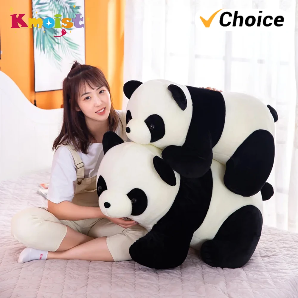 Peluche de panda suave y animado con forma de almohada infantil - imagen 4
