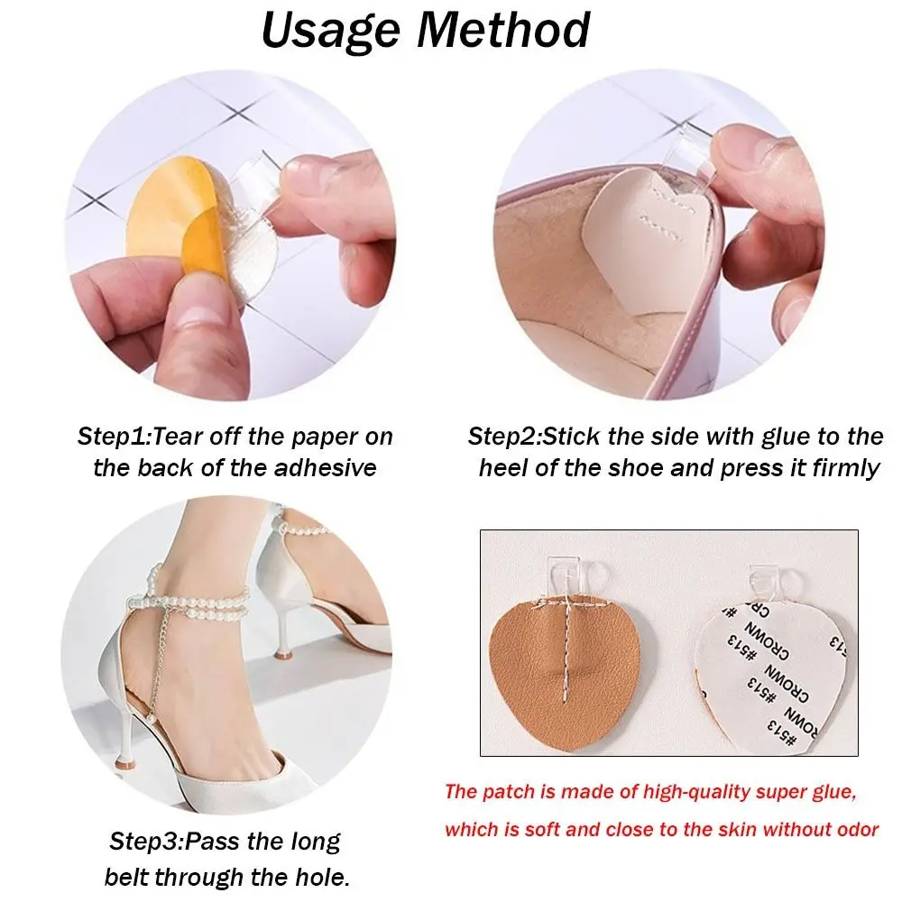 Correas con hebilla ajustable para tacones