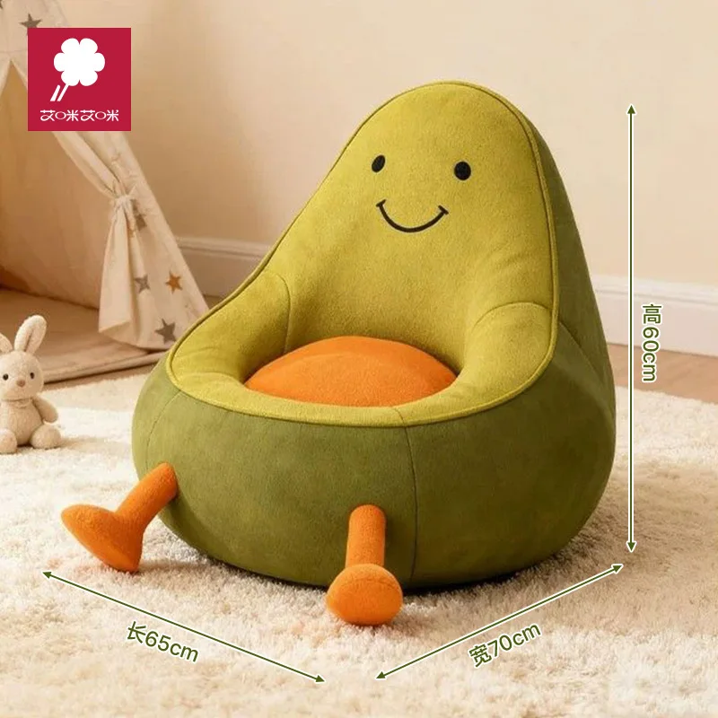 Sofá infantil estilo aguacate para rincón de lectura - imagen 4