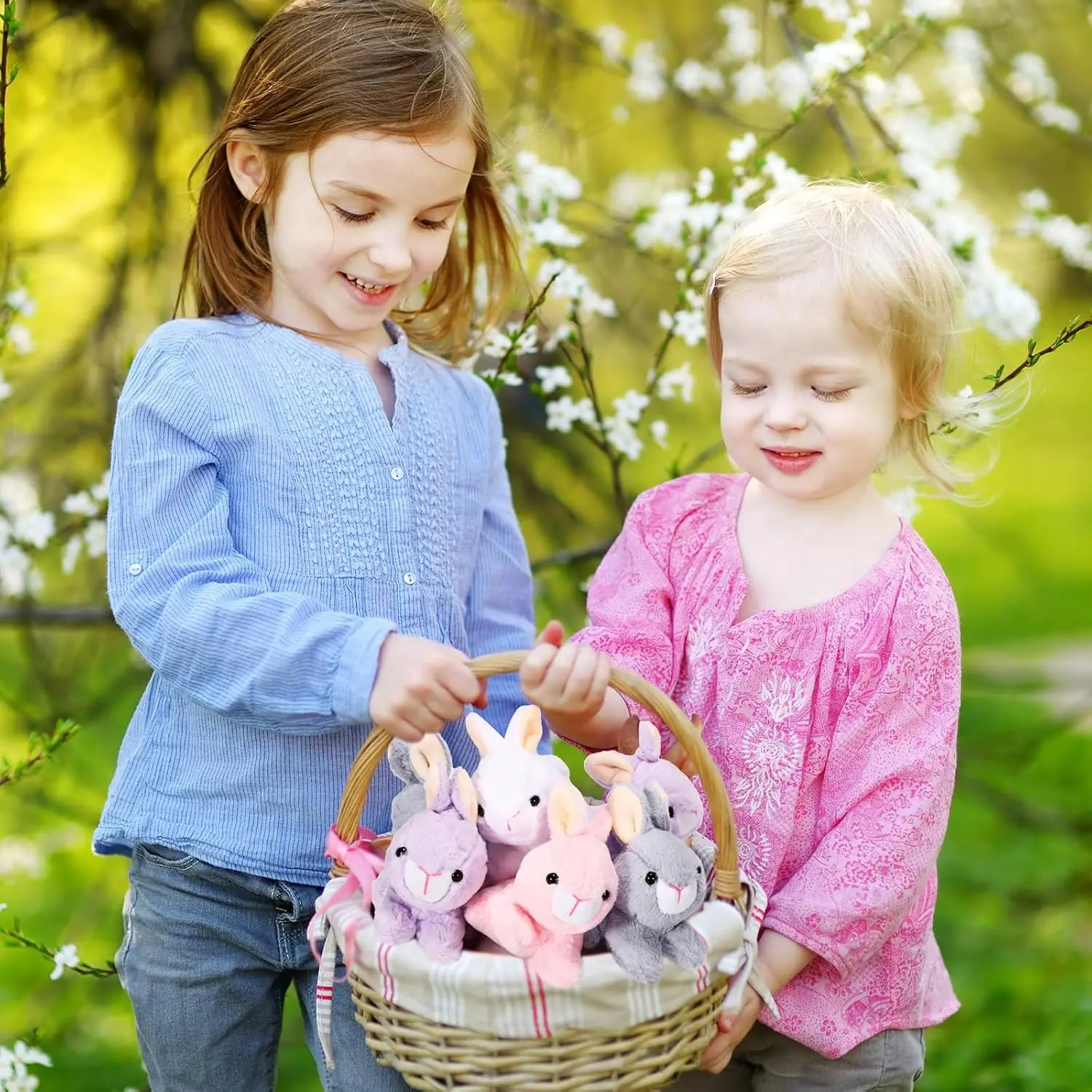 Muñeco peluche conejito de Pascua para regalar a niños - imagen 3