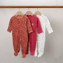 Mameluco de algodón suave con cremallera para dormir, bebé
