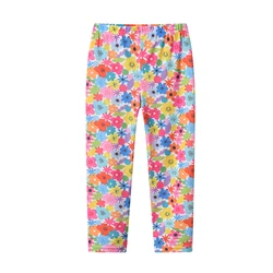 DXTON Conjunto pijama infantil con camiseta de manga y pantalón floral