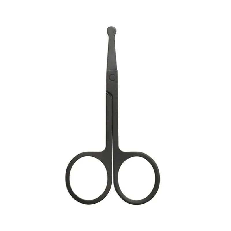 Tijeras de acero inox para cejas, nariz y orejas sin vello facial - imagen 4