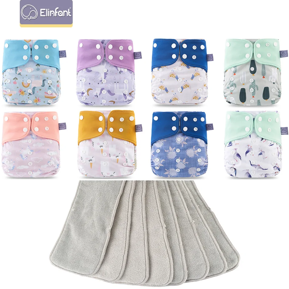 Pañales lavables Elinfant pocket impermeables con microfibra