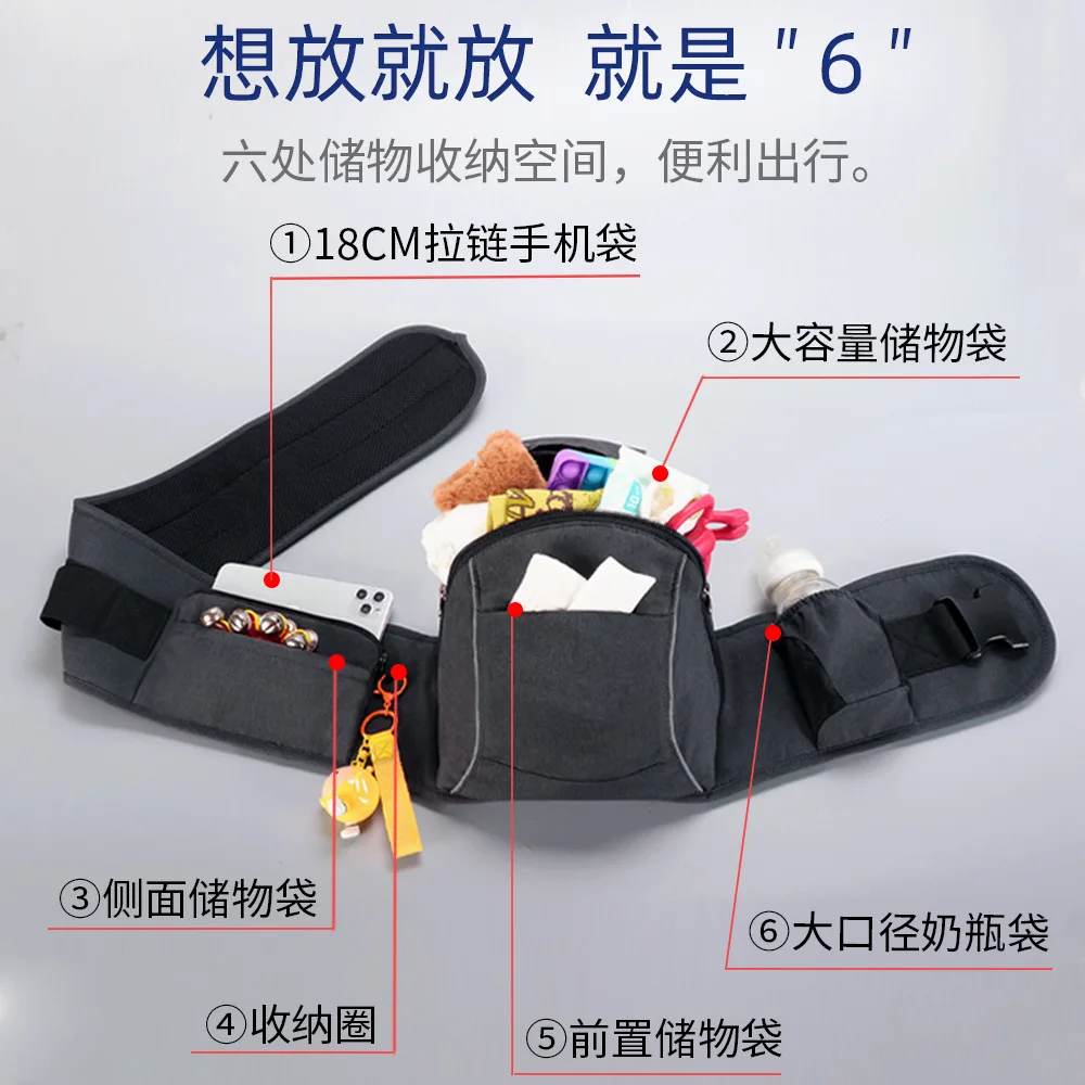 Mochila portabebés ergonómica para recién nacido posición horizontal - imagen 2
