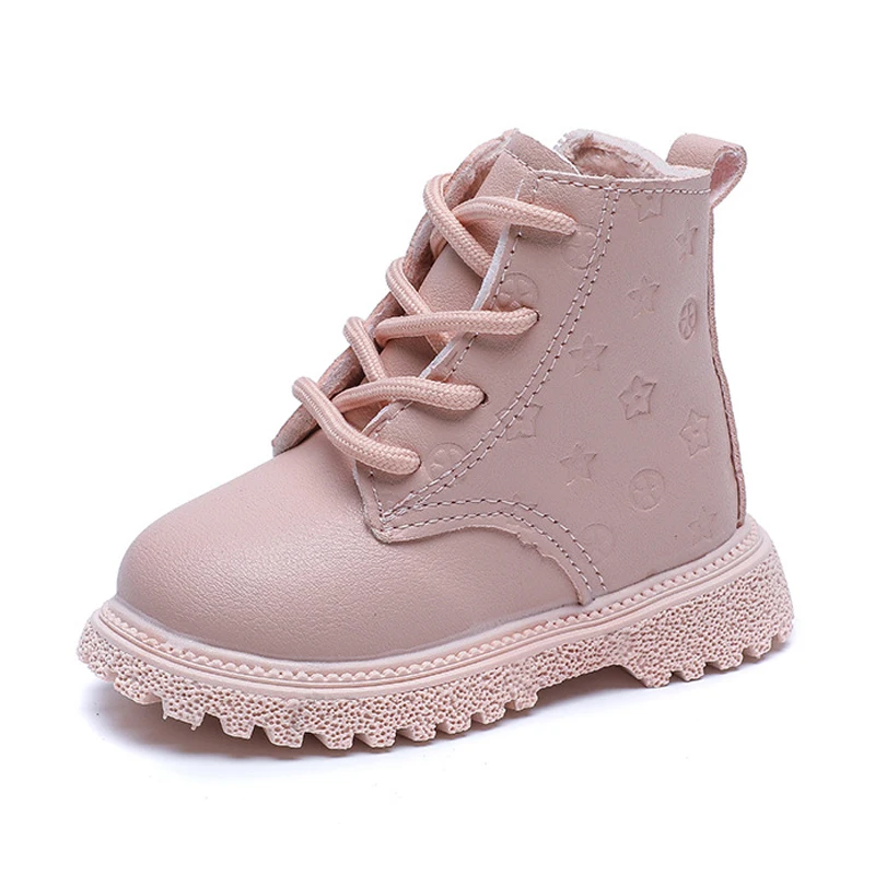 Botas altas de cuero unisex, botines cálidos para invierno - imagen 2