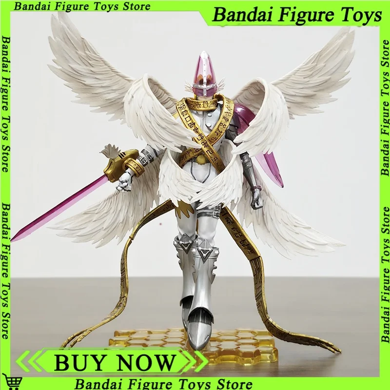 Figura Holy Angemon y Angewomon Digimon Adventure con LEDs