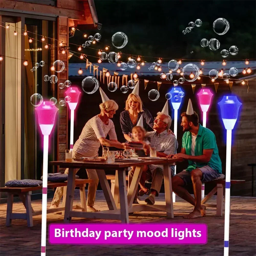 Máquina de burbujas automática con luces y música para fiestas - imagen 2