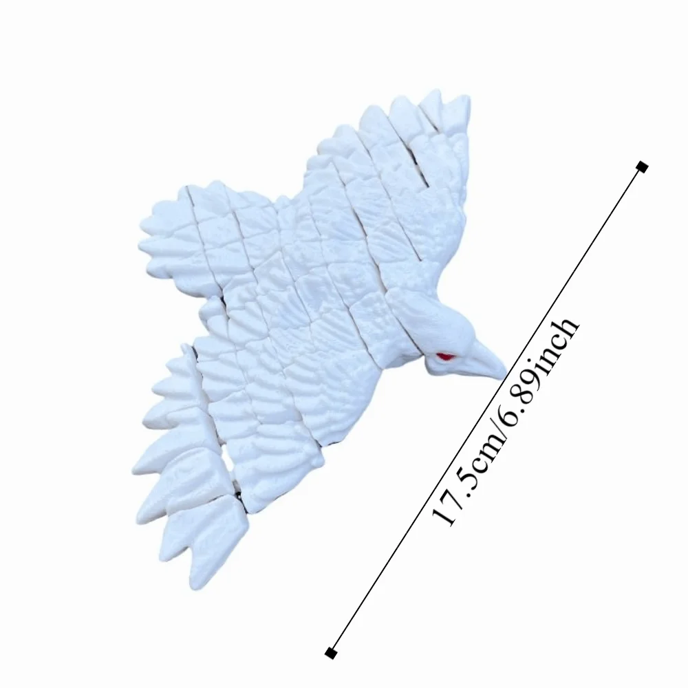 Juguete de águila articulado con impresión en relieve 3D - imagen 3