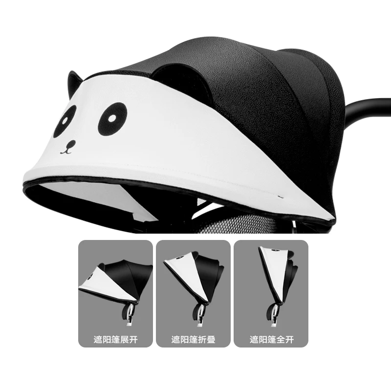 Triciclo evolutivo bidireccional con capota para niños de paseo - imagen 3