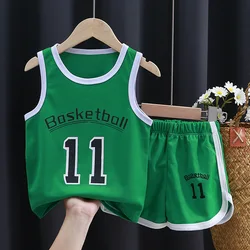 Conjunto deportivo de secado rápido sin mangas para bebés de verano