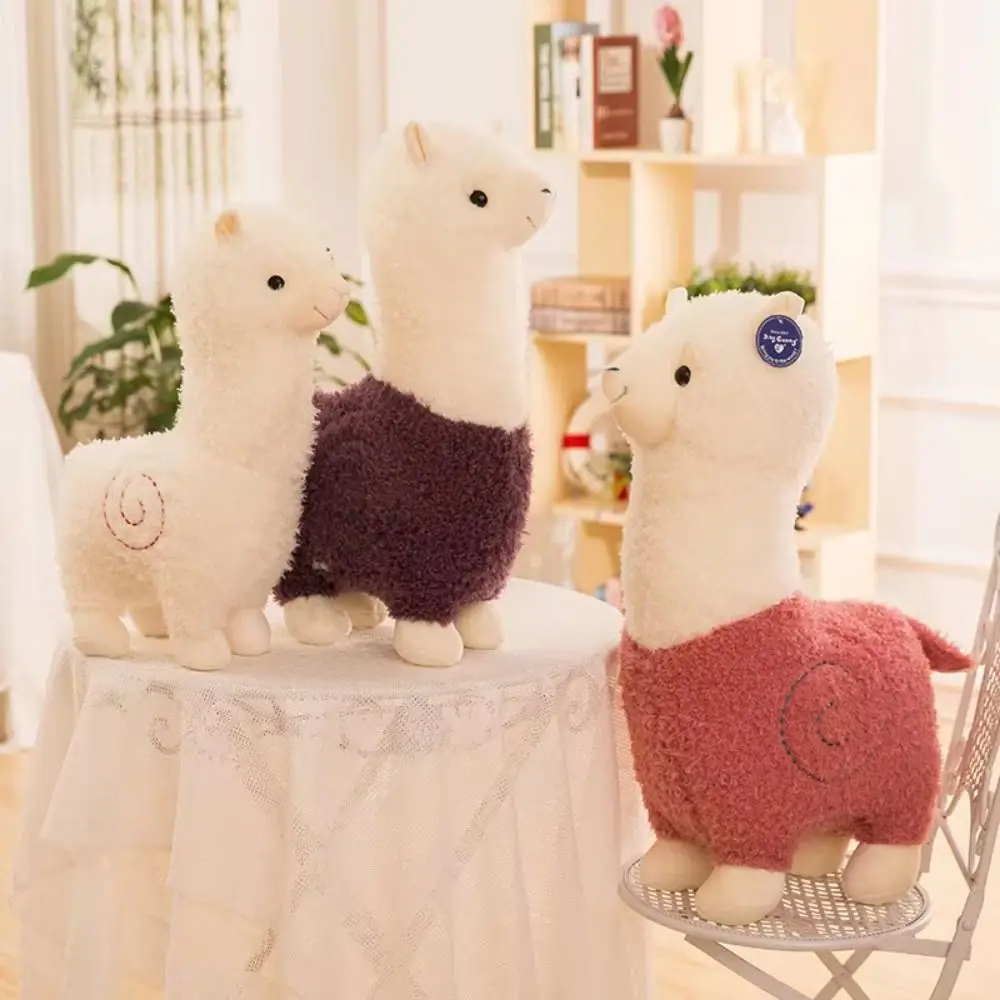 Peluche de alpaca suave para niños, regalo de Navidad
