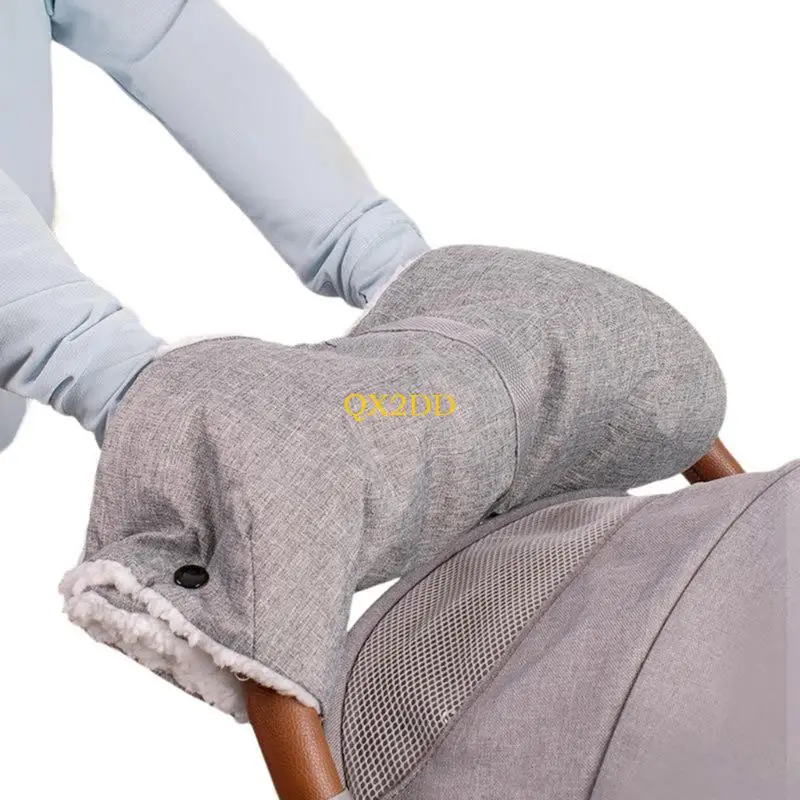 Manoplas para cochecito impermeables con forro de felpa y franela - imagen 5