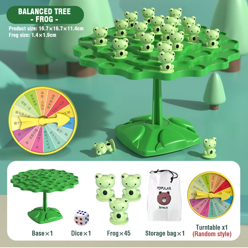 Juguete de equilibrio Montessori con árbol para niños – regalo - imagen 3