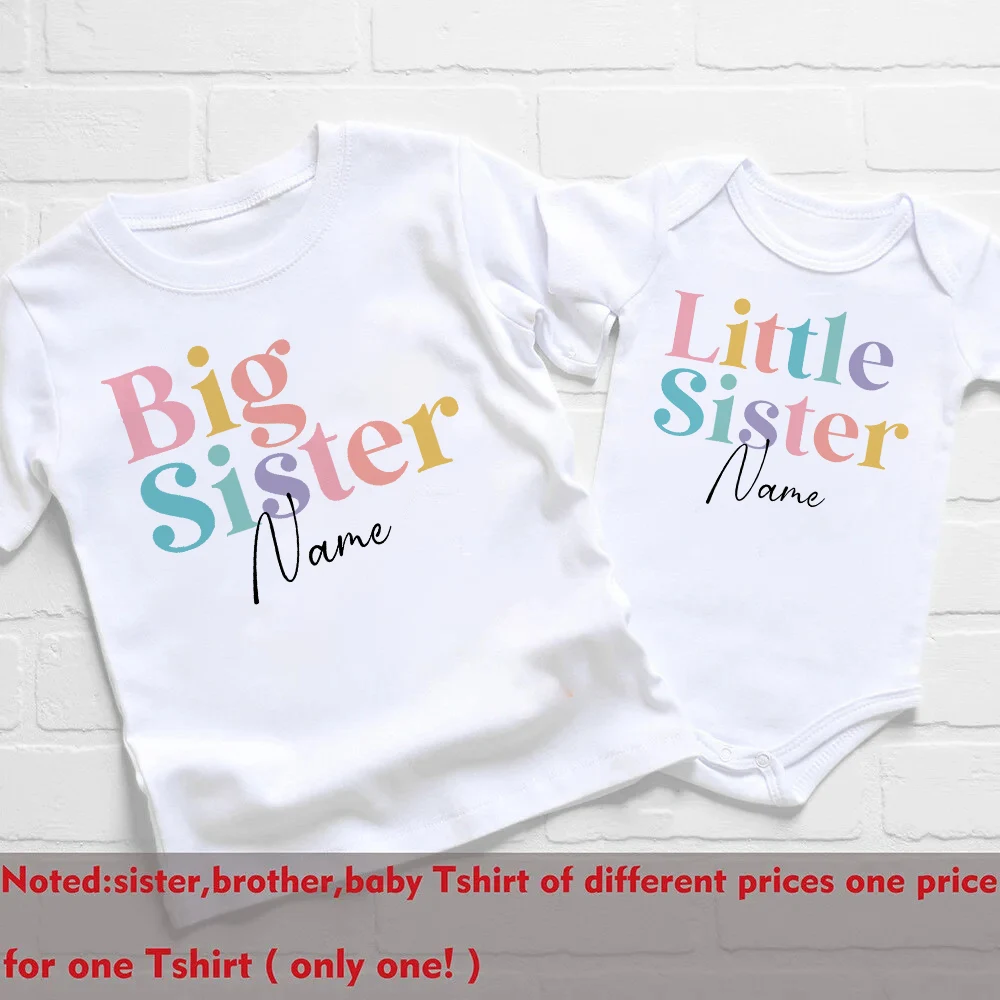 Camisetas a juego para hermanos personalizadas en algodón suave - imagen 4