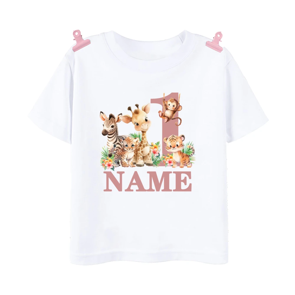 Camiseta personalizada con nombre para niño o niña