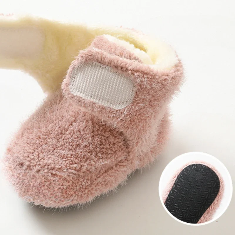 Zapatos de invierno bebé con suela suave antideslizante primeros pasos - imagen 3